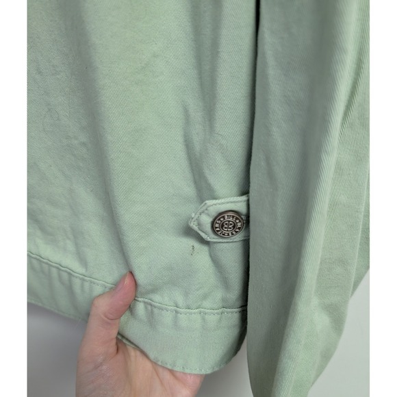 Vintage Bill Blass Denim Jacket Mint Green Pastel Soft Girl 100% Cotton XL - Picture 11 of 11